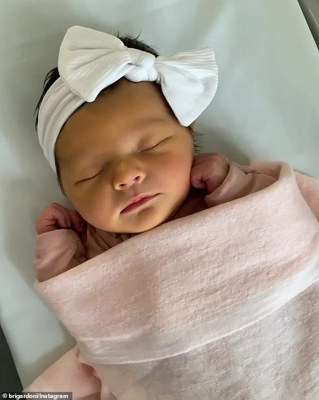Big Congratulations!: Mitchell Moses and his partner, Bri Gardoni  bring their newborn baby home from the hospital after Eels star….
