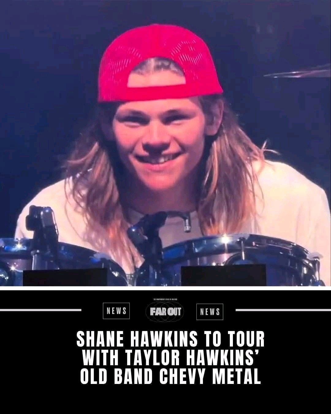 Shane Hawkins, the son of the late Foo Fighters drummer Taylor Hawkins, is set to tour with his father’s band Chevy Metal across this summer.
