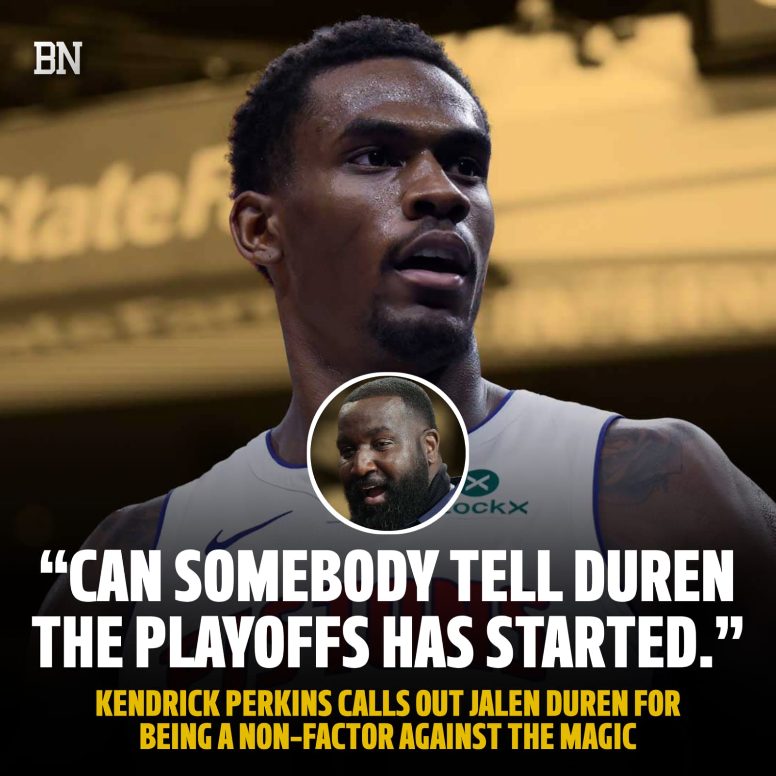 Perkins Blasts Duren After Game 3 Struggles as Pistons Fall to Magic, Deletes Tweet Amid Backlash