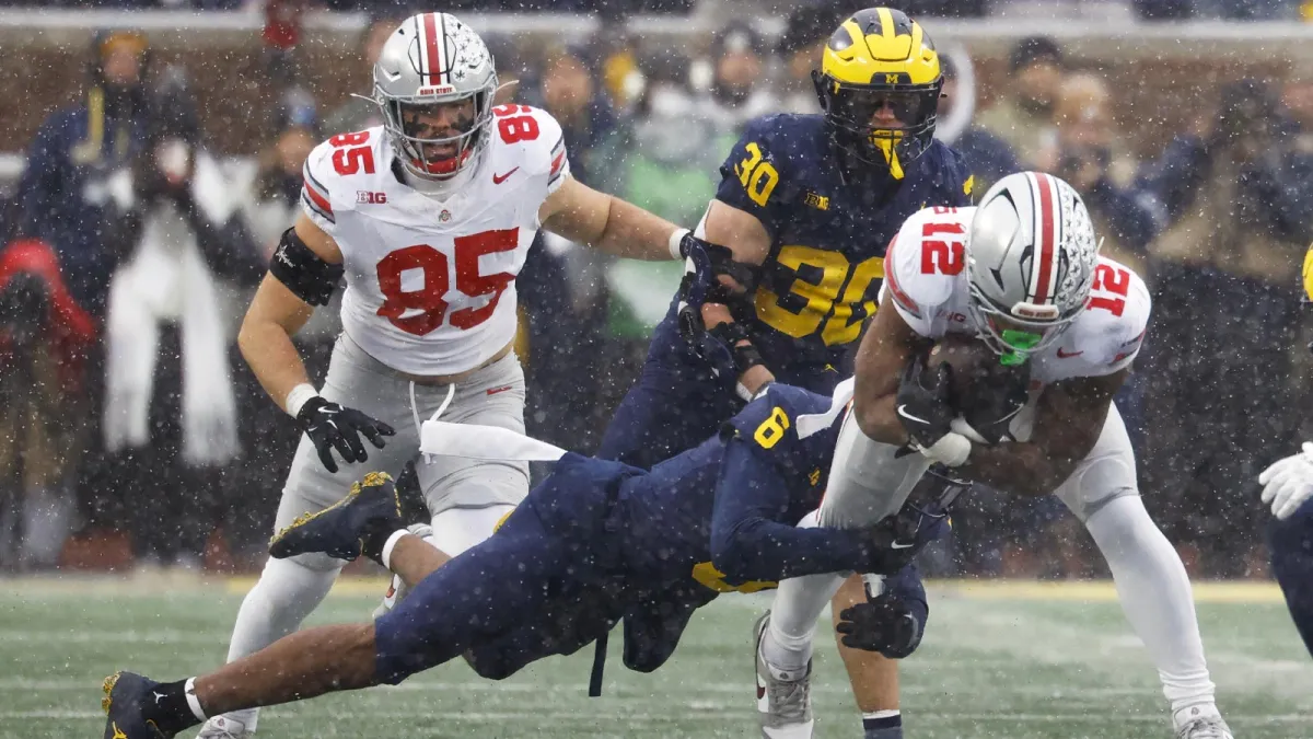 Ohio State coach Ryan Day did not stutter about outsized importance of Michigan rivalry