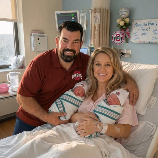 Ohio State HC Ryan Day, wife Nina welcome twin babies at 42 as names spark viral buzz across college football world