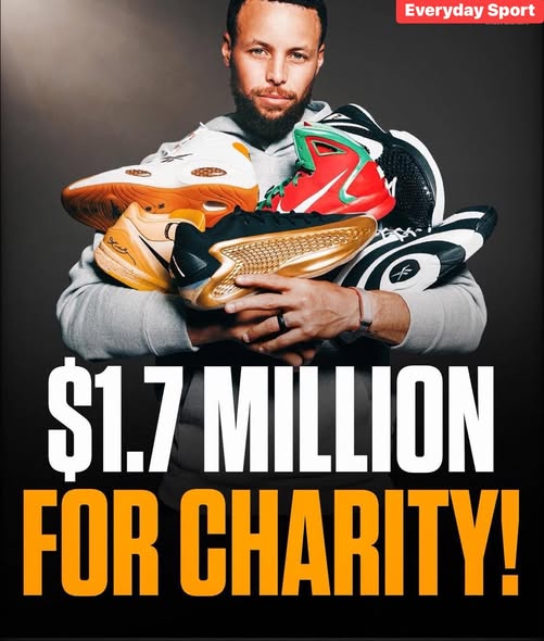 Curry’s “Sneaker Free Agency” Auction Hits $1.7M as Warriors Star Turns Game-Worn Kicks Into Oakland Kids’ Lifeline