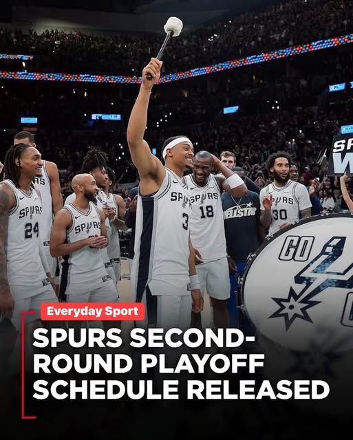 NBA Releases Second-Round Playoff Schedule: Spurs Set to Face Nuggets–Timberwolves Winner