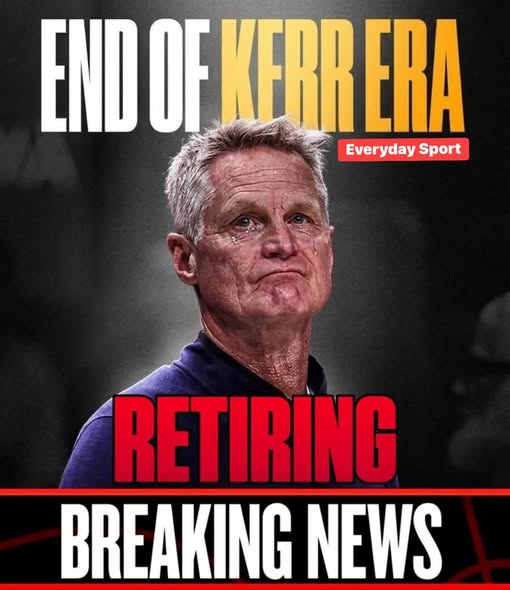BREAKING: Steve Kerr to step away from Golden State Warriors, will not sign new deal, per sources.