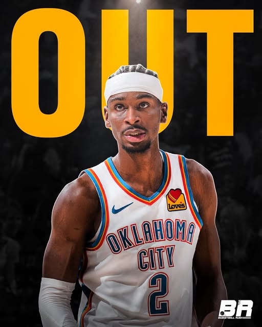 BREAKING: Shai Gilgeous-Alexander will not be available for Game 2 against the Lakers, as he’s been ruled out for personal reasons.
