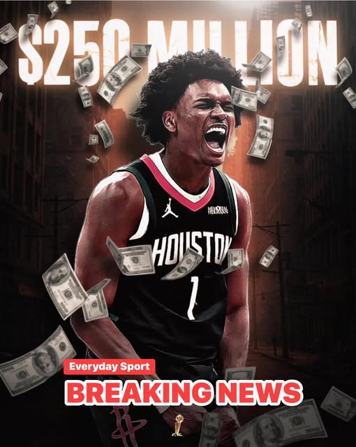 Rockets’ Rising Star Amen Thompson Poised for Massive Five-Year, $250M Extension as Summer Negotiations Loom 🚨