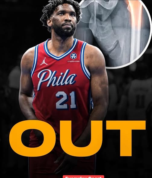 Joel Embiid is OUT for Game 2 against the New York Knicks due to a right ankle sprain and right hip soreness.