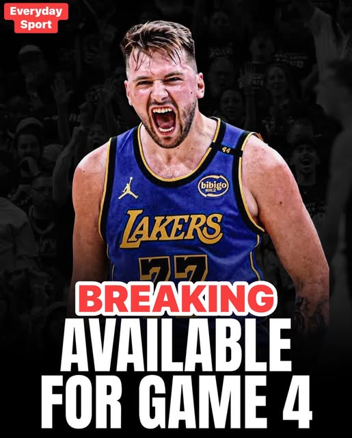 BREAKING: Luka Dončić is expected to play in Game 4 as the Los Angeles Lakers fight to avoid a sweep against the Oklahoma City Thunder, according to league sources.
