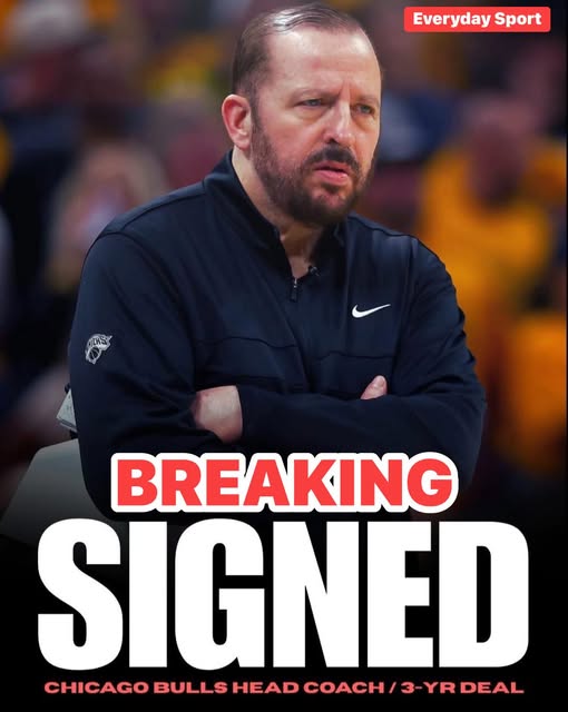 BREAKING: The Chicago Bulls have rehired Tom Thibodeau as head coach, signing him to a three-year contract for his return to the franchise.