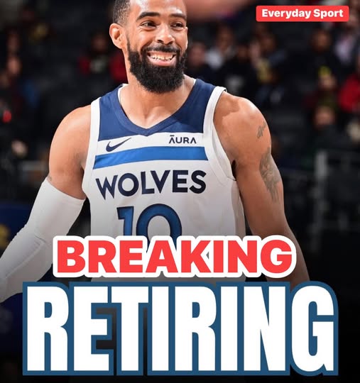 BREAKING: Veteran point guard Mike Conley has announced his retirement following the Timberwolves’ elimination by the Spurs.