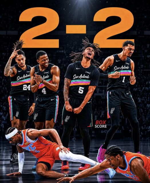 San Antonio Spurs Stun Oklahoma City Thunder in Game 4 Blowout, Knot Western Conference Finals at 2-2
