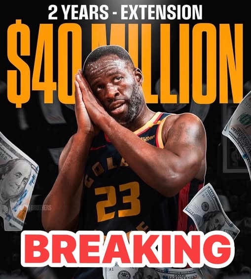 BREAKING: Draymond Green and the Golden State Warriors have reportedly reached an agreement on a 2-year, $40 million extension.
