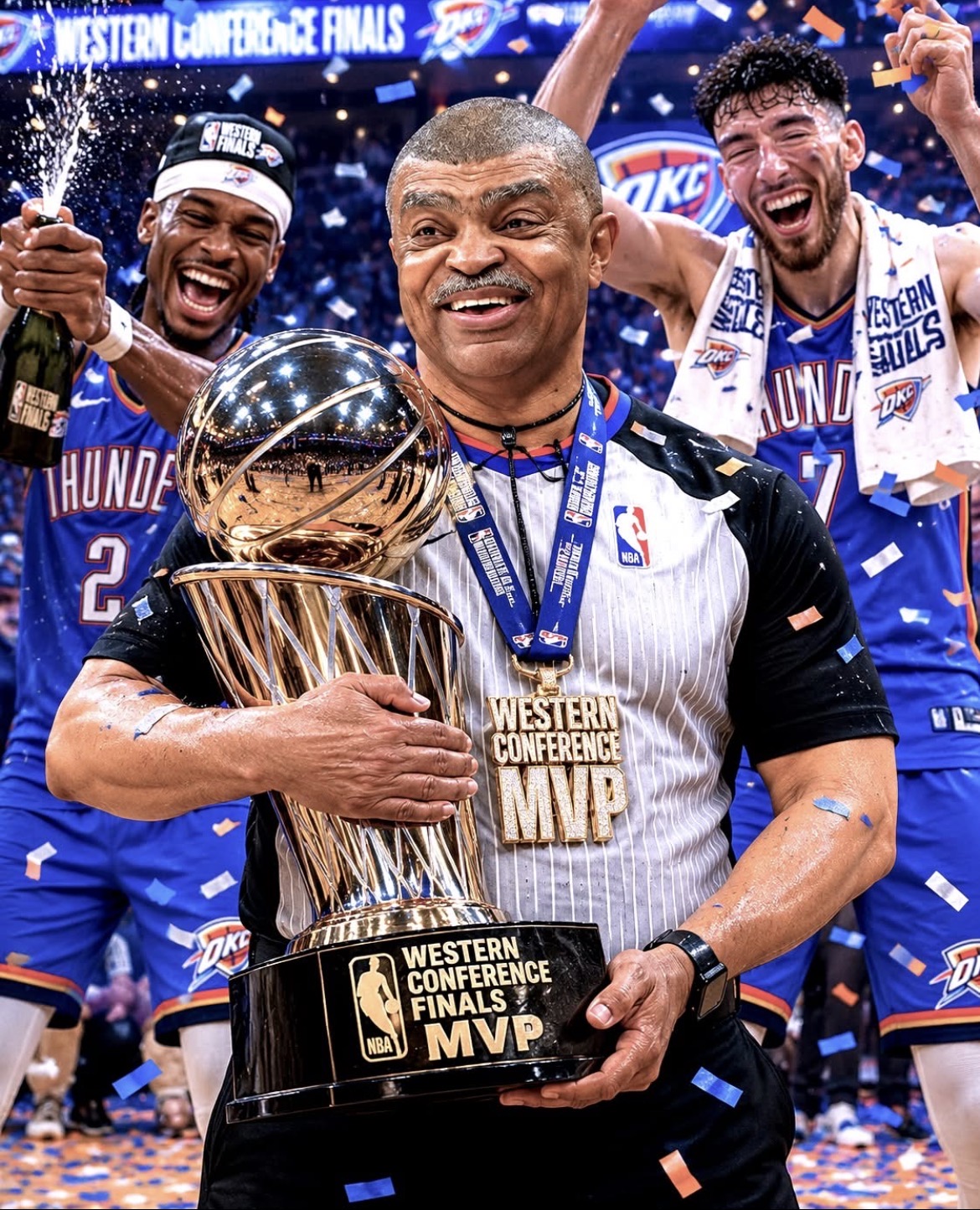 Tony Brothers Steals Spotlight as OKC Nears Finals Berth Amid Controversial Whistles