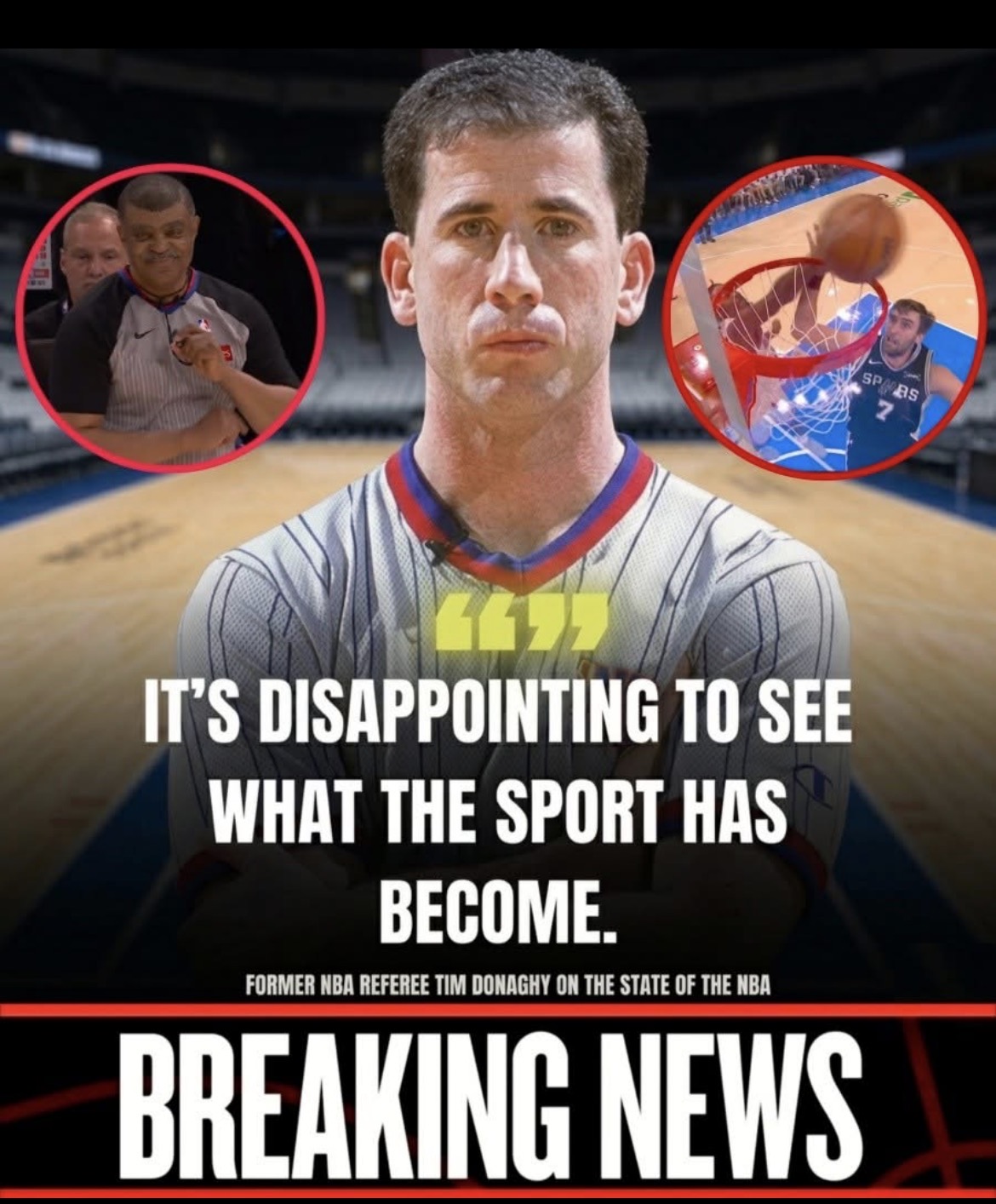 BREAKING: Ex-NBA Ref Tim Donaghy Slams Officiating in Spurs-Thunder Series Amid Controversial Calls