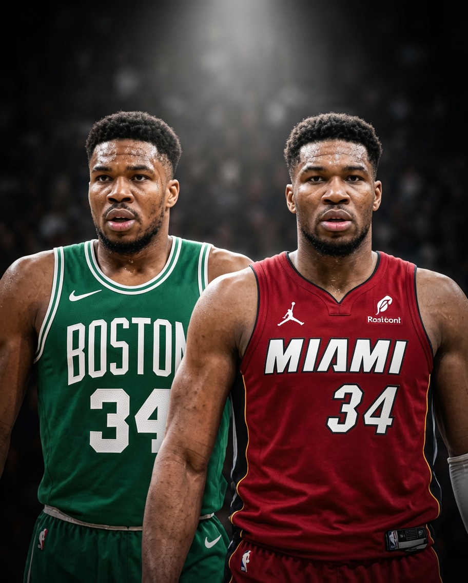 BREAKING: Giannis Trade Sweepstakes Intensifies as Heat, Celtics Emerge as Front-Runners Ahead of NBA Draft Deadline