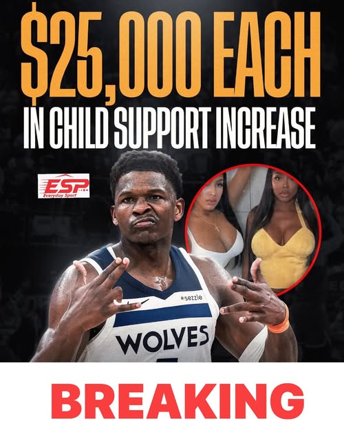 REPORT: Anthony Edwards Faces Child Support Lawsuit During NBA Playoffs as Mothers Seek Additional $25K Per Month Each, Per Reports