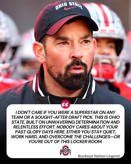 Ohio State’s Ryan Day Reportedly Confronts Rookie Amid Complaints Over Demanding Practices