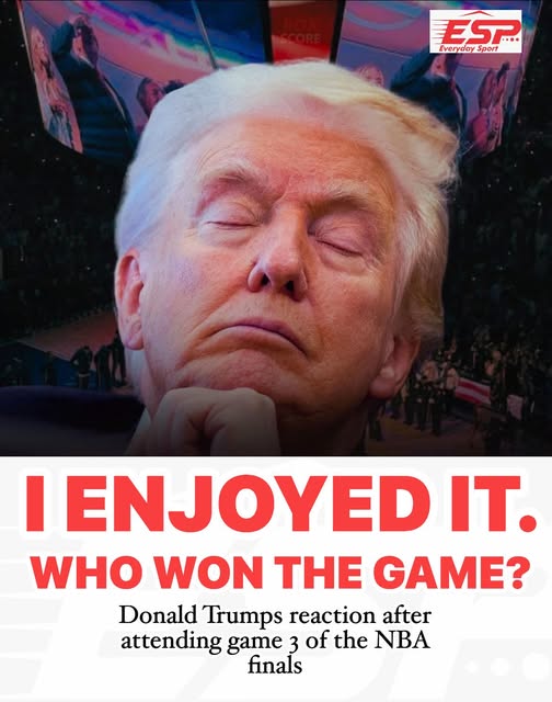 REPORT: After attending Game 3 of the NBA Finals in person, Donald Trump is reportedly seeking a full recap of the matchup.