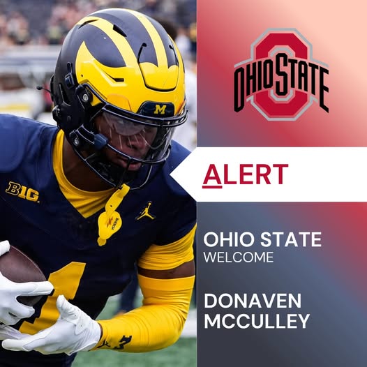 The Door Is Always Open’: Ohio State Makes Bold Move for Michigan Standout Donaven McCulley as Buckeyes Fuel Hopes of a Turnaround at Ohio Stadium