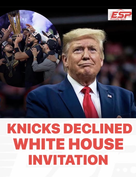 Knicks Decline White House Championship Visit After Title Run, Reportedly Citing Frustration Over Trump Presence at Finals Loss