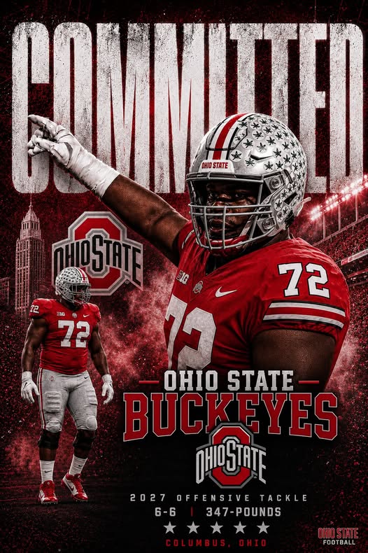 Ohio State Lands Massive Five-Star Lineman, Beating Alabama, Georgia and Texas A&M in Recruiting Stunner