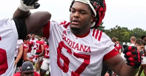 Former IU football OT Kahlil Benson: From rookie mini-camp invite to week one NFL starter