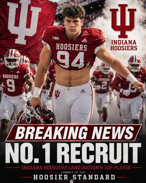 🚨 BREAKING: 5-Star Edge Rusher Stuns Recruiting World, Flips to Indiana Hoosiers in Massive Commitment Shock