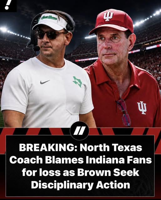 🚨 BREAKING: North Texas Coach Neal Brown Blames Indiana Fans After Loss, Calls for Disciplinary Action as Curt Cignetti Fires Back