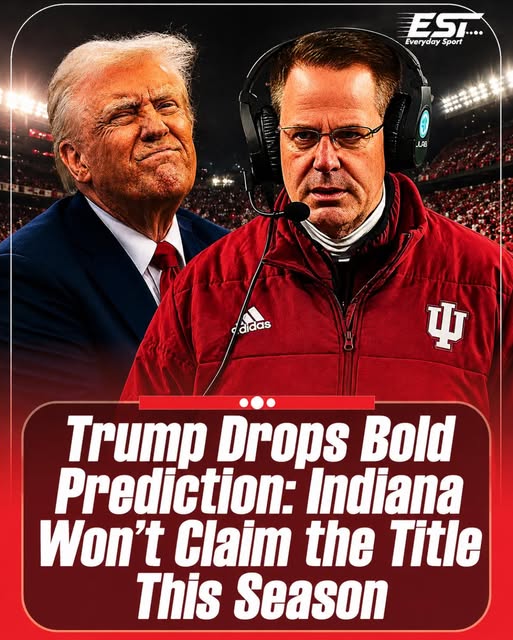 Trump Doubts Indiana’s Title Chances, Says Hoosiers Are a ‘Great Team’ but Won’t Win It All