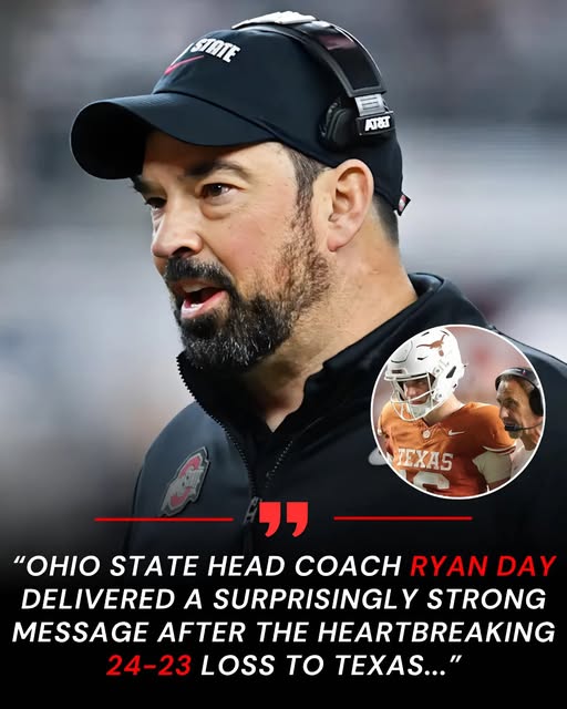 🚨 BREAKING: Ryan Day Sends Powerful Message After Ohio State’s Heartbreaking 24-23 Loss to Texas, Setting the Tone for the Buckeyes’ Response as the Season Moves Forward