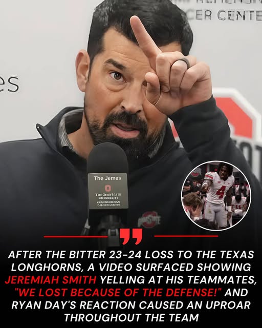 BREAKING: Ohio State Locker Room Erupts After Jeremiah Smith’s Blunt Postgame Message Blaming Defense for Texas Loss — Ryan Day’s Reaction to Leaked 52-Second Video Sparks Internal Chaos and Forces Leadership Intervention