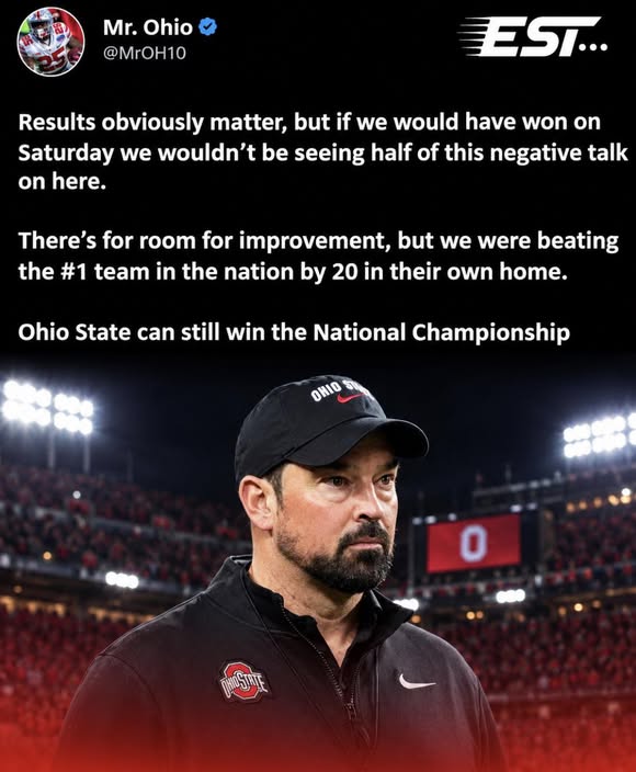 Ohio State’s Championship Dream Remains Alive Despite Growing Criticism