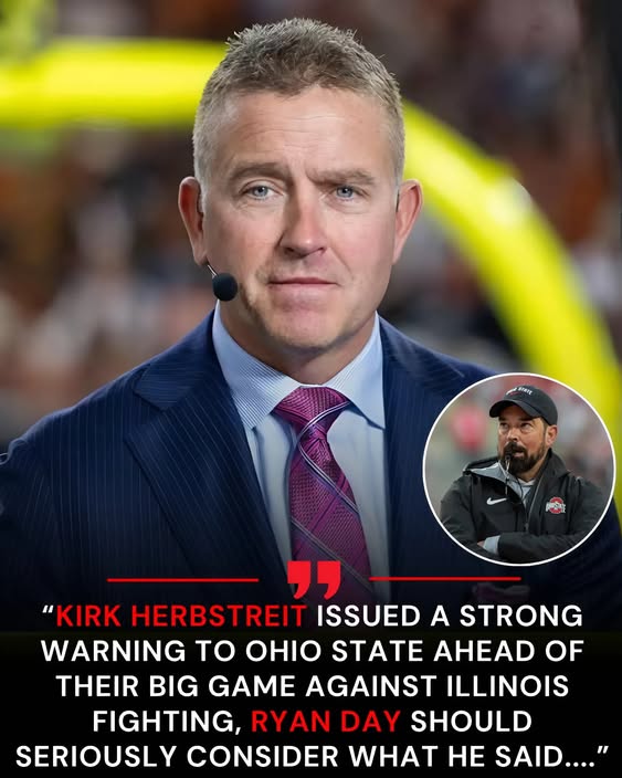 Kirk Herbstreit Sounds the Alarm for Ohio State Ahead of Illinois Showdown: Ryan Day Has a Major Warning to Consider