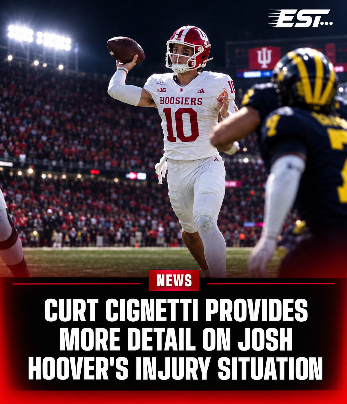 NEWS: Josh Hoover’s Injury Update Revealed as Curt Cignetti Sets Expectations for Indiana QB Ahead of Minnesota Showdown