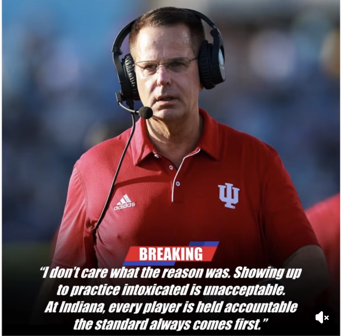 🚨 BREAKING: Indiana Hoosiers Dismiss Freshman After Reportedly Arriving Intoxicated at Week 6 Practice