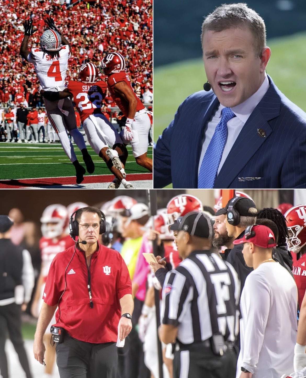 Kirk Herbstreit Sparks Controversy With Strong Reaction to Jermaine Mathews Jr.’s Roughing-the-Passer Penalty in Ohio State’s Win Over Indiana