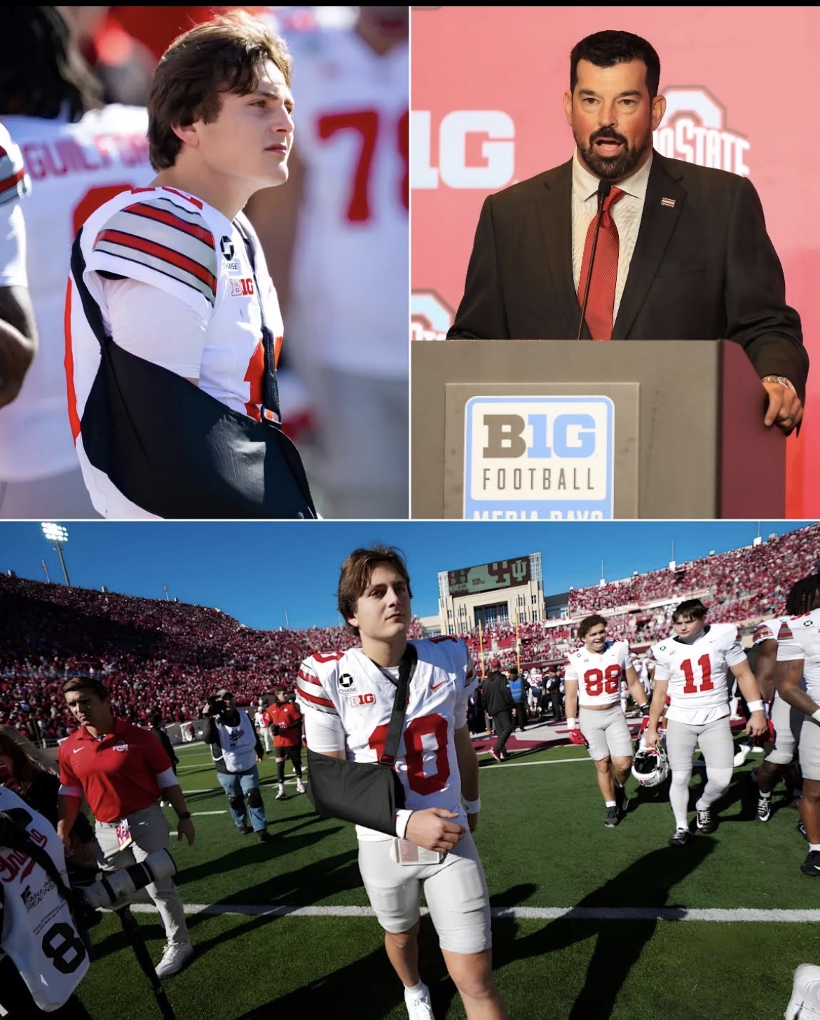 🚨 Ryan Day Provides Julian Sayin Injury Update, Reveals Ohio State’s QB Decision Ahead of USC Showdown