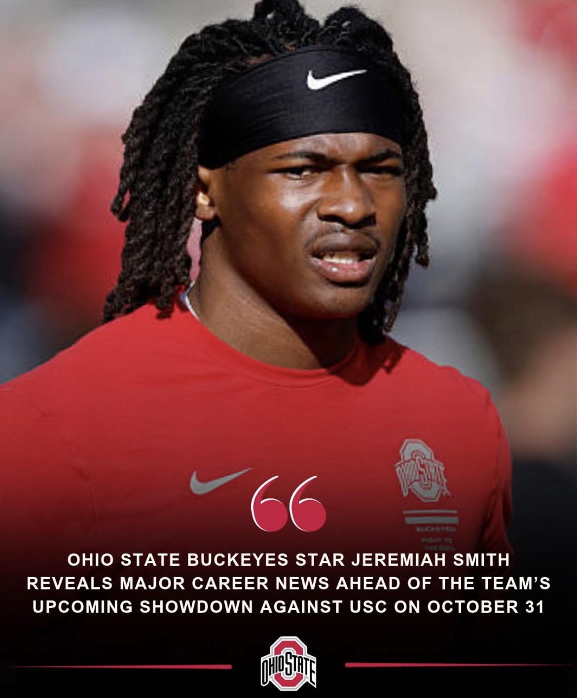 Ohio State Star Jeremiah Smith Reveals Major Career Update Ahead of Blockbuster USC Showdown