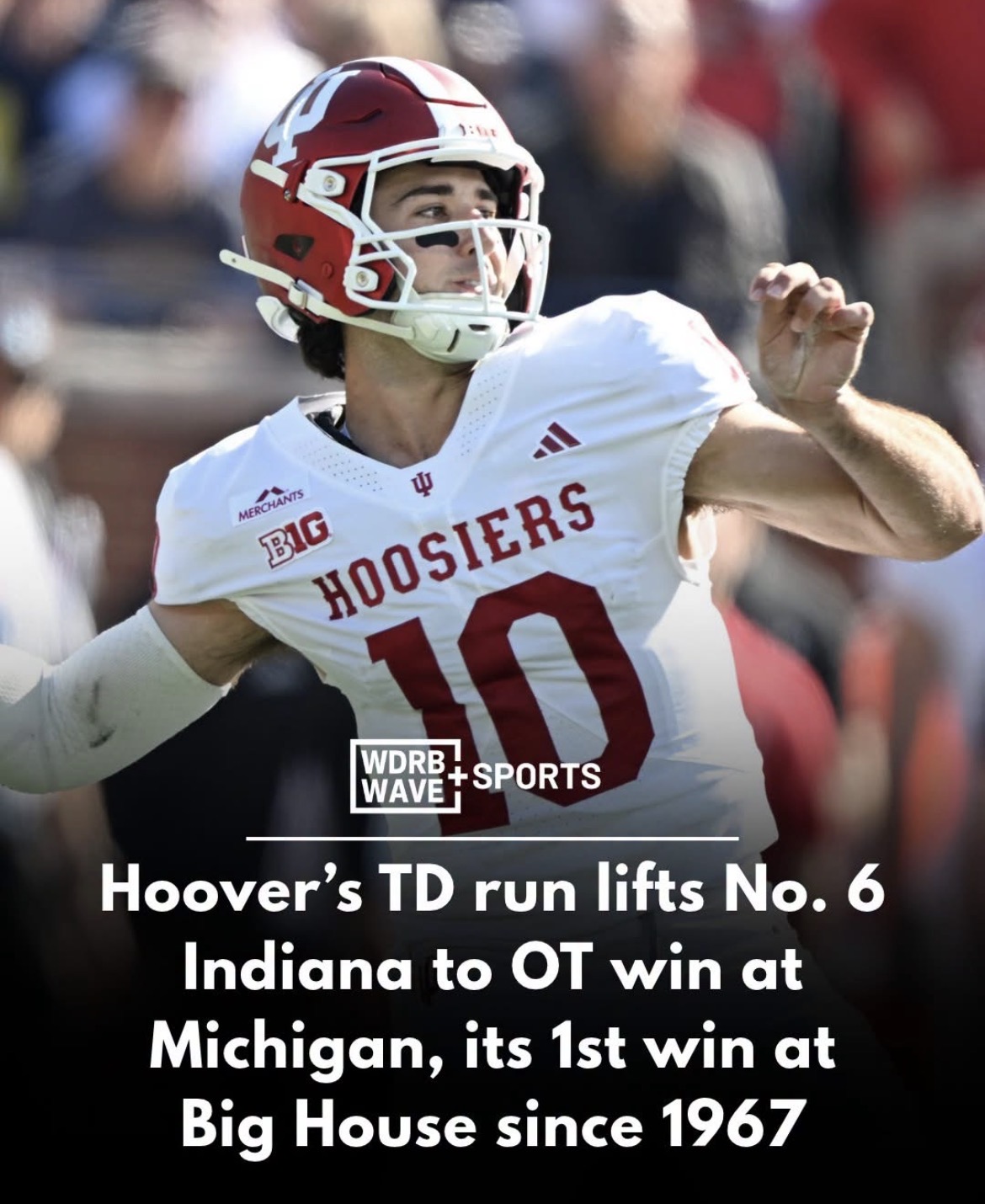 BREAKING: Curt Cignetti’s Indiana Hoosiers Snap Losing Streak Concerns, Make History at the Big House for First Time Since 1967