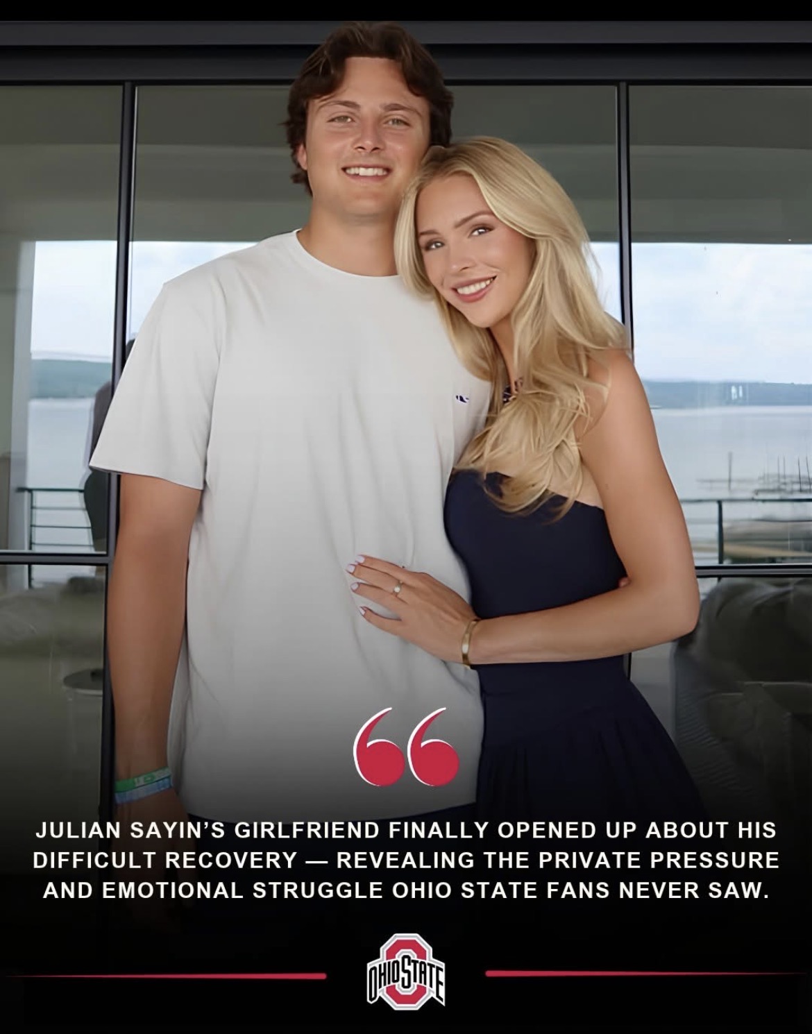 Ohio State QB Julian Sayin’s Girlfriend Breaks Silence on His Injury, Recovery Struggles and Pressure in Heartfelt Message to Buckeyes Fans