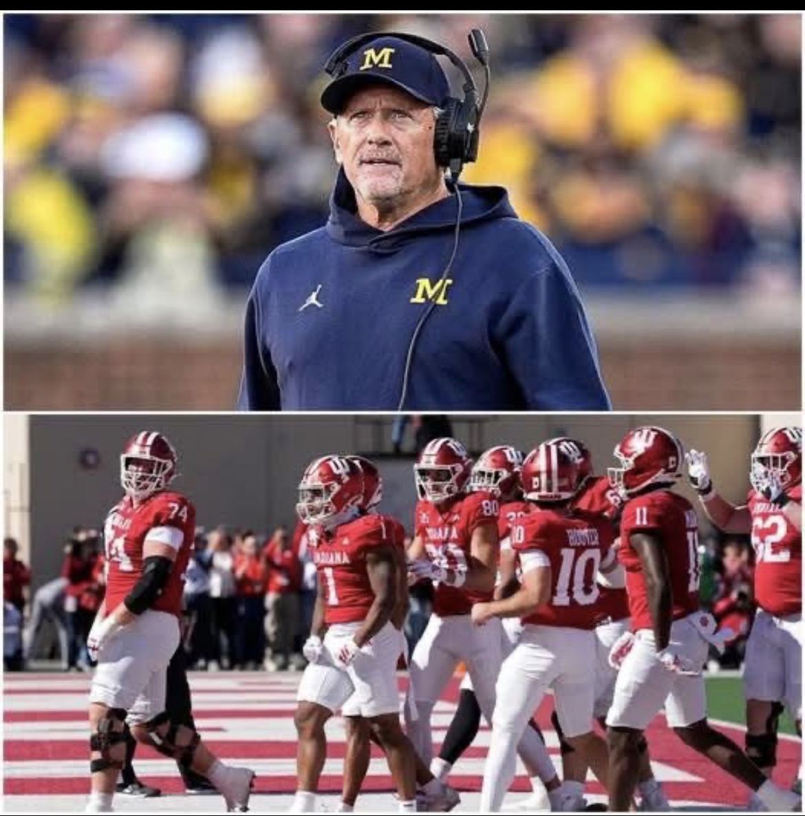 BREAKING: Kyle Whittingham’s Postgame Gesture Toward Indiana Players Goes Viral After Michigan’s 13–6 Loss to the Hoosiers